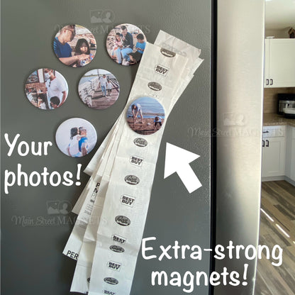 Round Photo Magnets