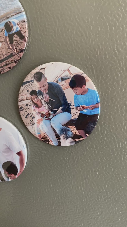 Round Photo Magnets